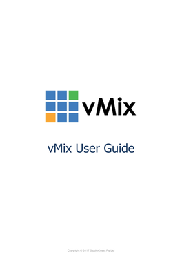 Vmix User Guide