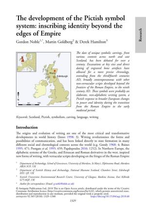 The Development of the Pictish Symbol System: Inscribing Identity Beyond the Edges of Empire