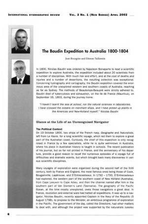 The Baudin Expedition to Australia 1800-1804