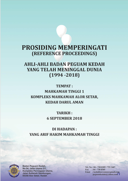 Reference Proceedings Kedah.6Sept18.Pdf