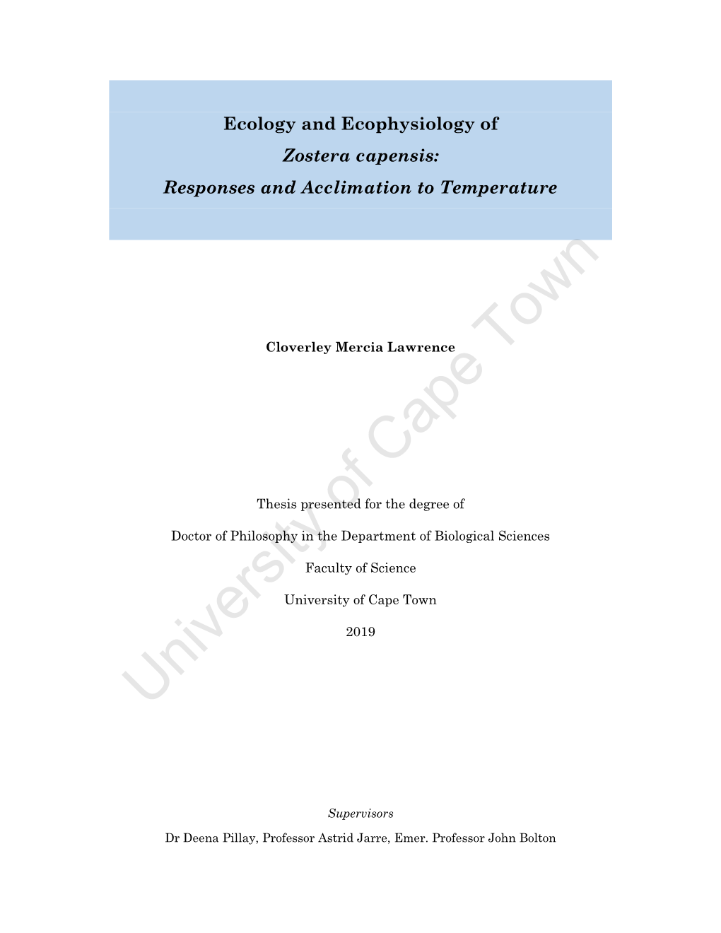 Thesis Sci 2020 Lawrence Cloverley Mercia.Pdf