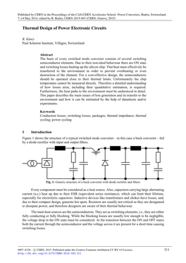 Thermal Design of Power Electronic Circuits