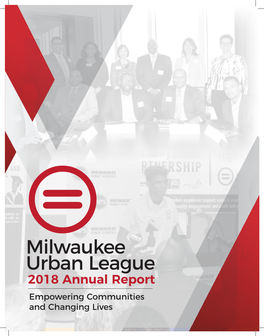 2018 Milwaukee Urban League Team