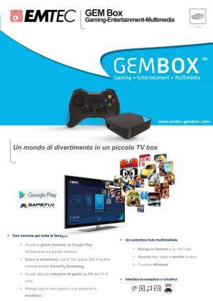 GEM Box Gaming-Entertainment-Multimedia