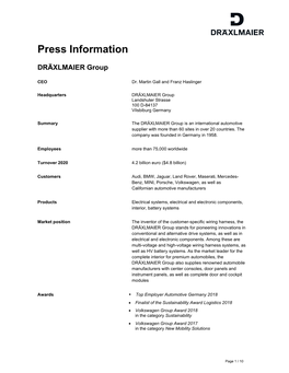 Press Information