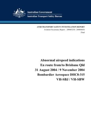Aviation Occurrence No 200403238