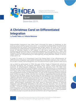 A Christmas Carol on Differentiated Integration by Funda Tekin and Vittoria Meissner