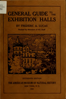 General Guide to the Exhibition Halls of the American Museum of Natural
