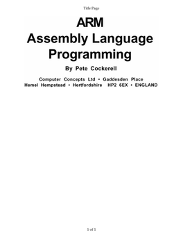 Arm-Assembly-Cockerell.Pdf