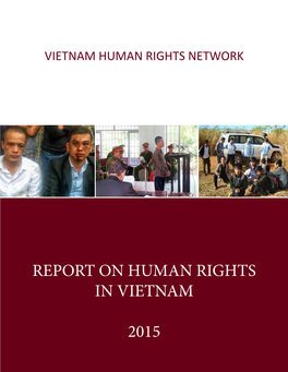 Report on Human Rights in Vietnam 2015