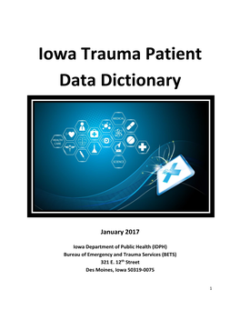 Iowa Trauma Patient Data Dictionary