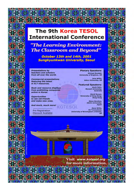 2001 International Conference Program Book