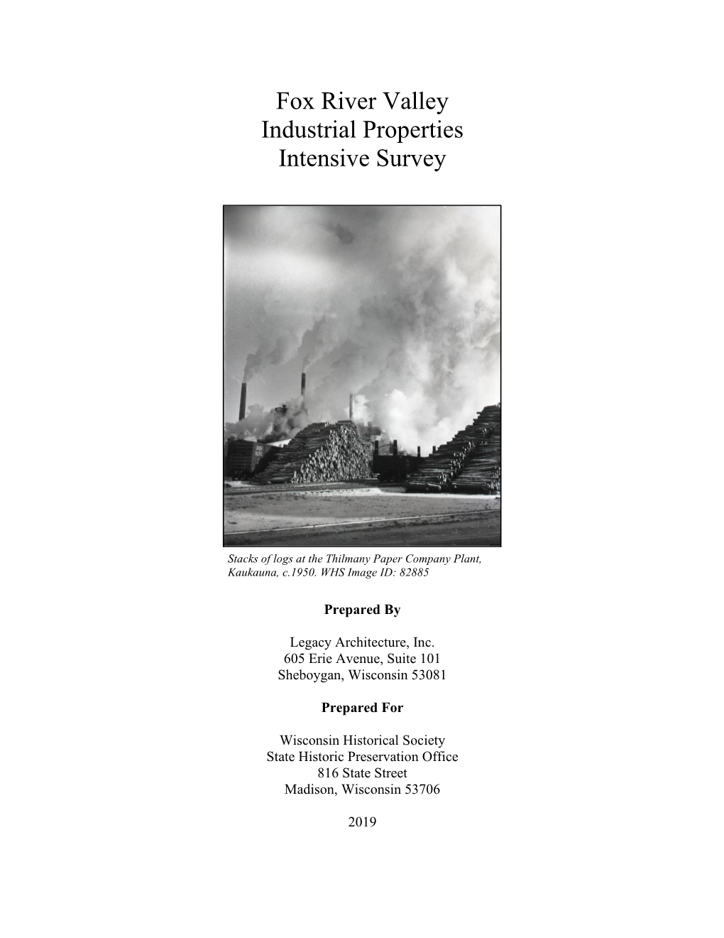 Fox River Valley Industrial Properties Intensive Survey