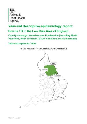 Yorkshire and Humberside (LRA) Year-End Report 2019