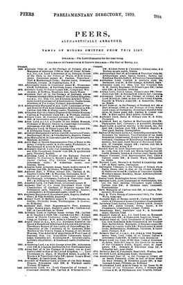 Parliamentary Directory, 1899. 2884