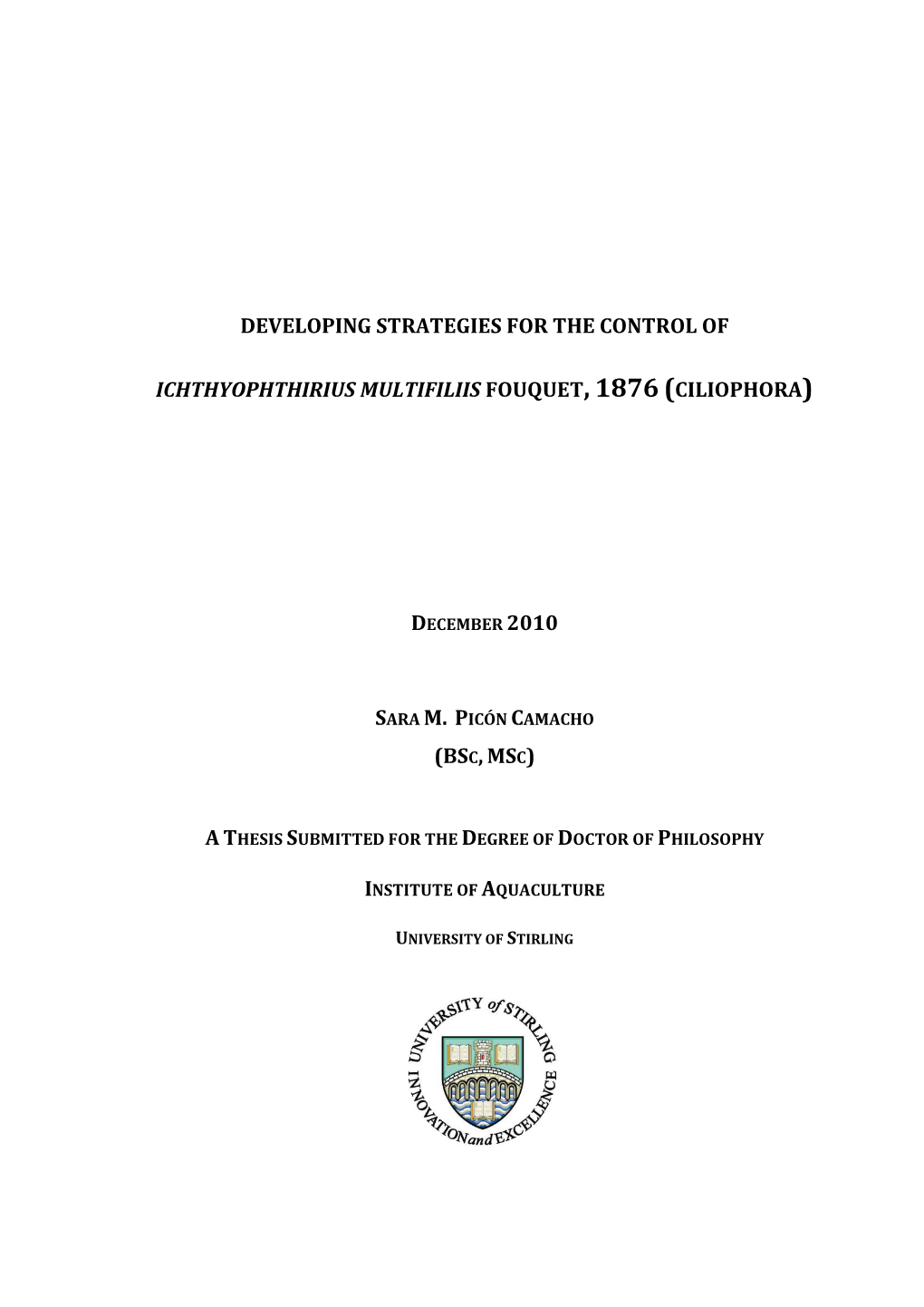 Efficacy of Continuous Exposure to Low Doses of Bronopol (Pycezetm) On