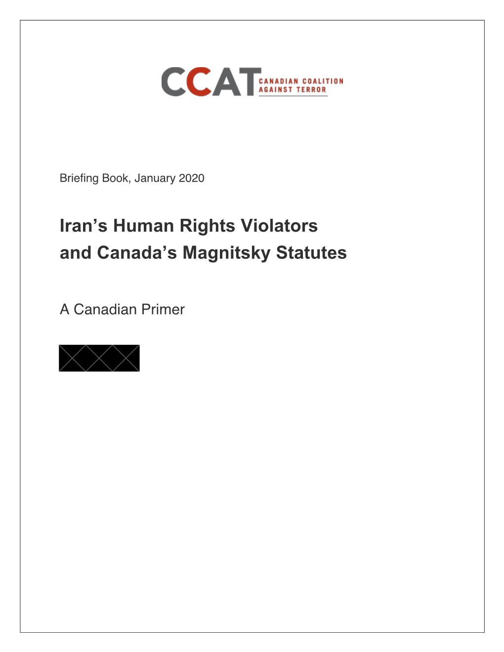 Iran's Human Rights Violators and Canada's Magnitsky Statutes