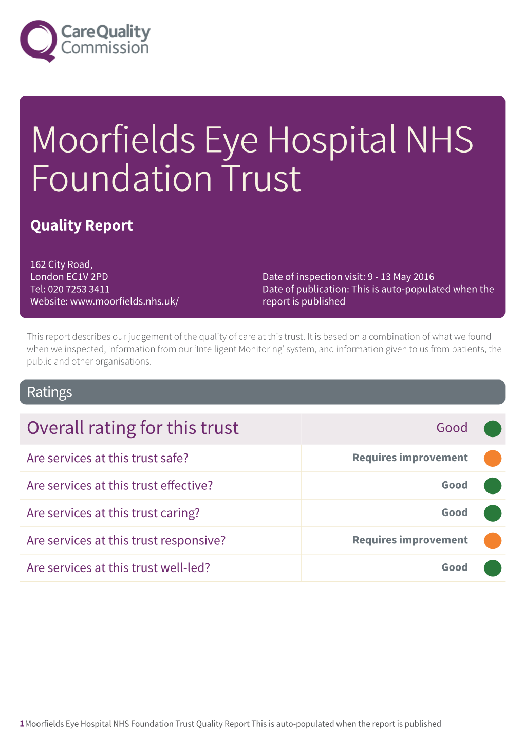 Moorfields Eye Hospital NHS Foundation Trust