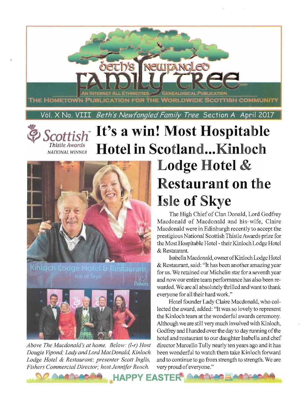 It's a Win! Most Hospitable Hotel in Scotland...I(Lnloch