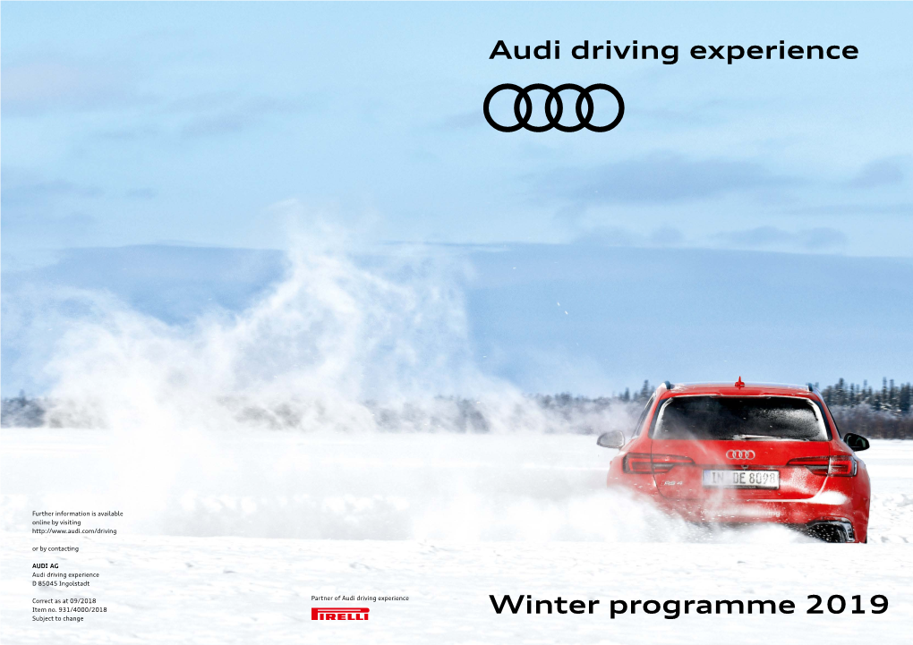 Audi Driving Experience