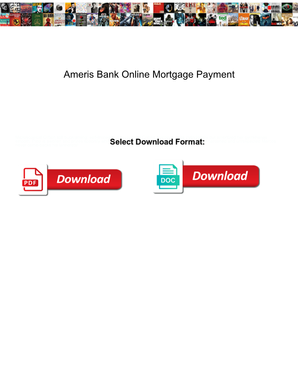 Ameris Bank Online Mortgage Payment