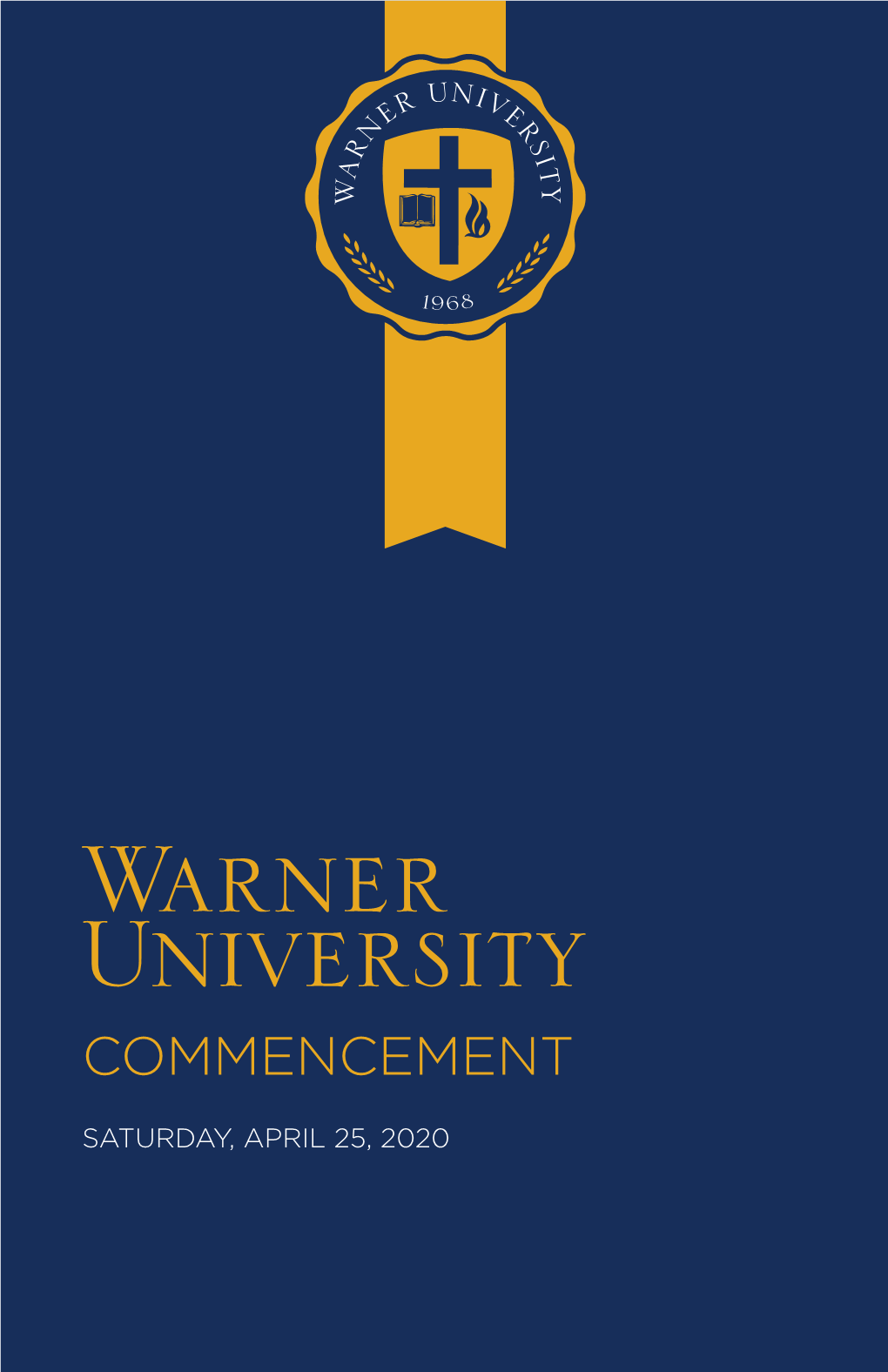 Warner University 2020 Commencement Program