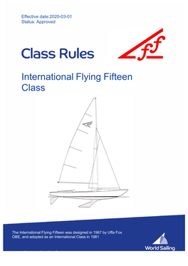 FFI Class Rules 2020