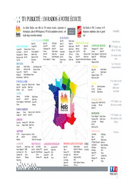 Tf1 Publicité : 130 Radios À Votre Écoute