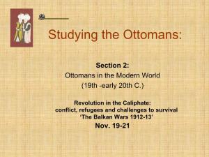 The Balkan Wars 1912-13’ Nov