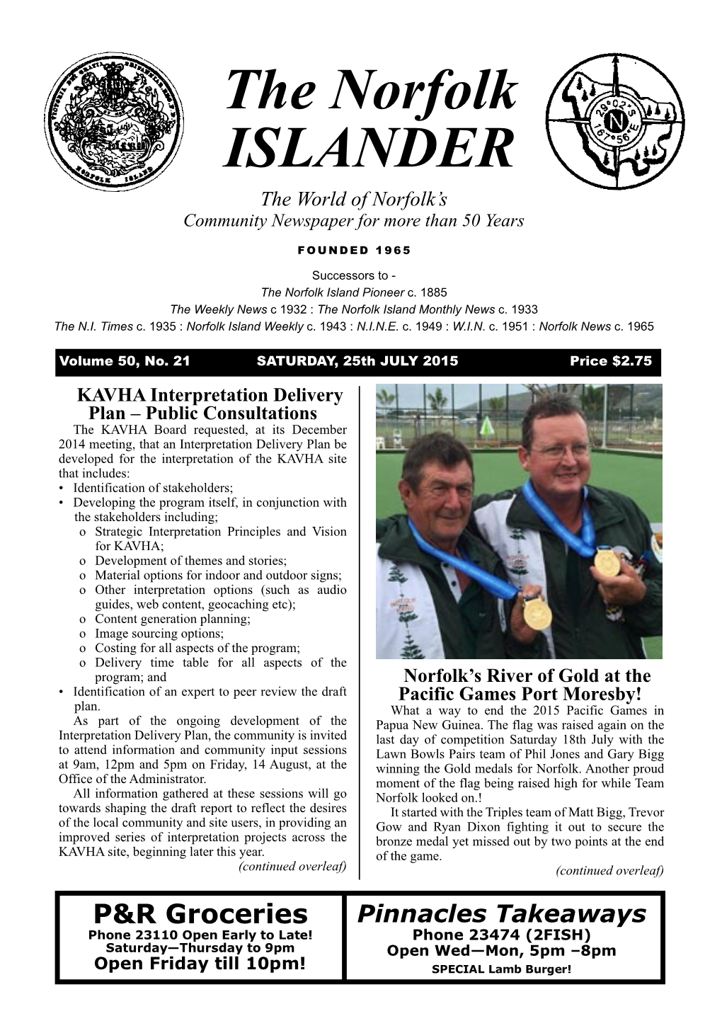 Norfolk Island Government Gazette