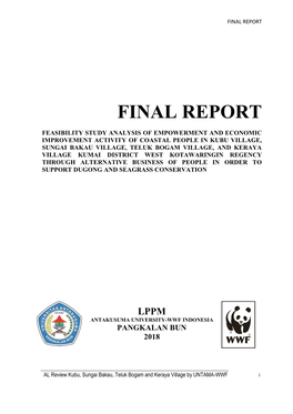 Report Feasibility Study in Kotawaringin Barat