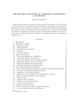 The Spectral Geometry of Arithmetic Hyperbolic 3-Manifolds