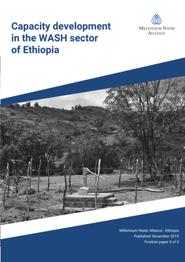 Capacity Development in the WASH Sector of Ethiopia