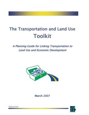 The Transportation and Land Use Toolkit