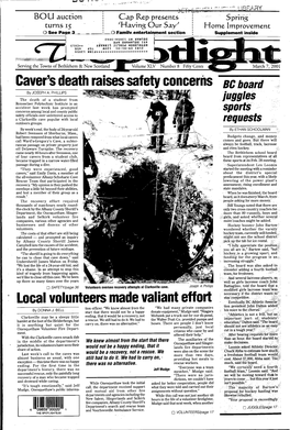 Caver's Death Raises Safety Concerns Local Volunteers Made Valiant Effort