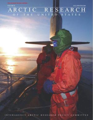 NSF 05-21, Arctic Research in The