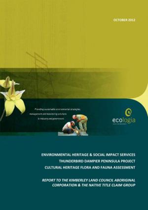 Environmental Heritage & Social Impact Services