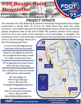 (I-95) Widening & Systems Interchange Design Build Project