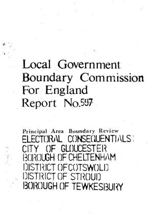 Local Government Boundary Commission for England Report No.5Lj7