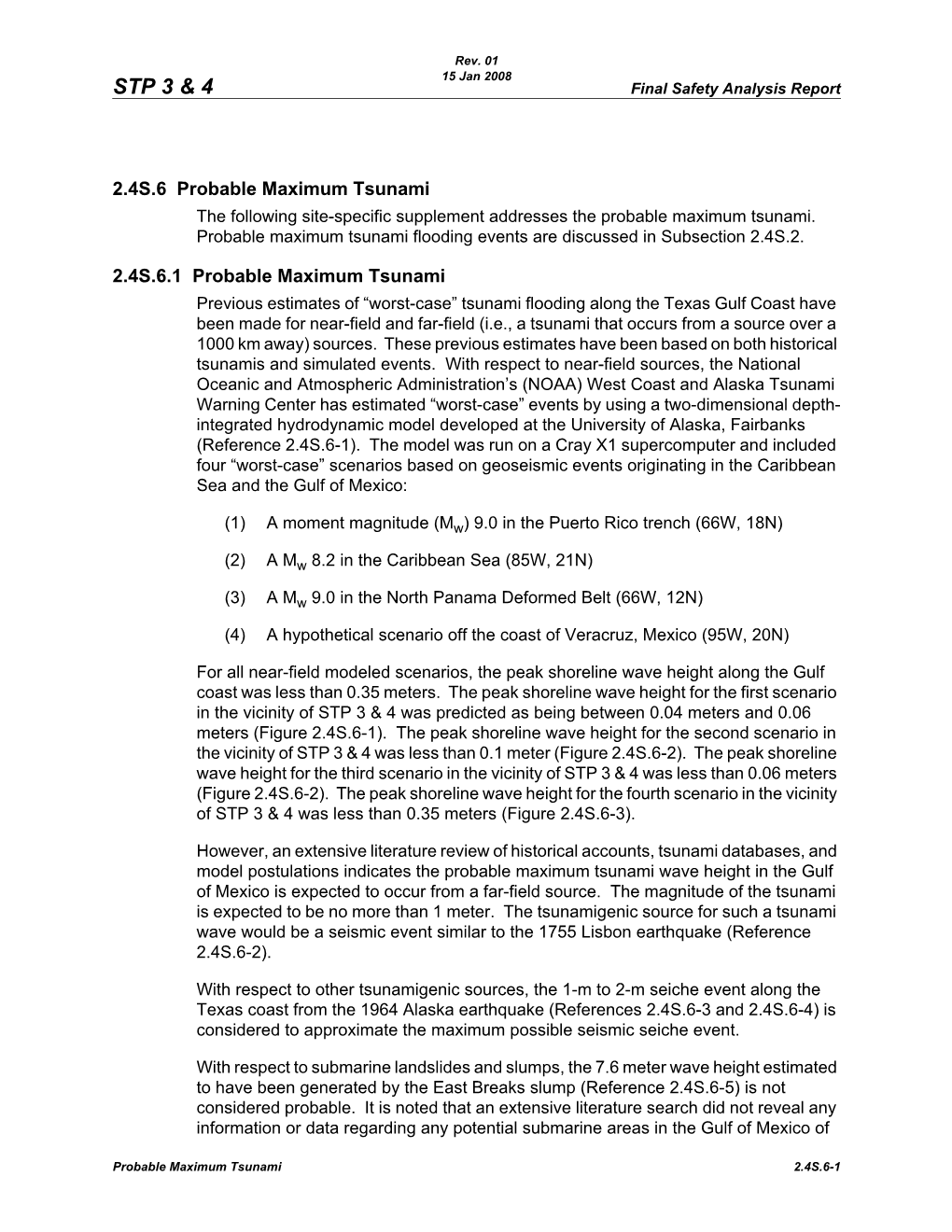 02.04S.06 Probable Maximum Tsunami