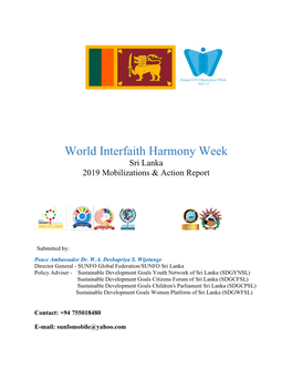 B-Inter-Religious Dialogues in Sri Lanka