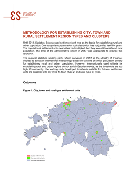 Settlement Region Types and Clusters