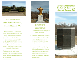 Benefits of a Columbarium