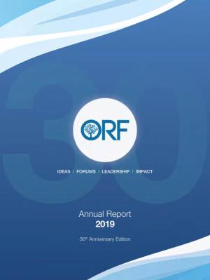 ORF Annual Report 2019.Pdf