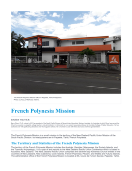 French Polynesia Mission Office in Papeete, French Polynesia