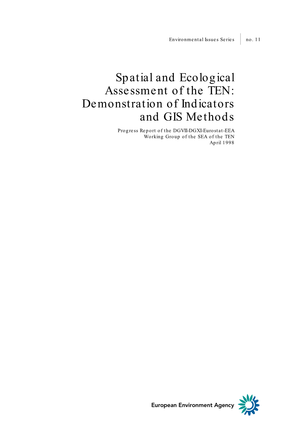 Spatial and Ecological Assessment of The