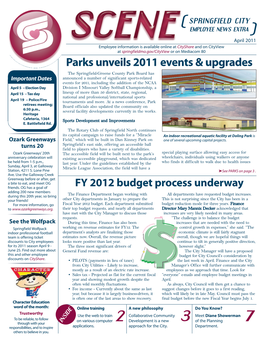 Parks Unveils 2011 Events & Upgrades