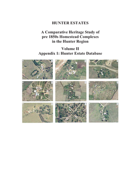 Hunter Estates. a Comparative Heritage
