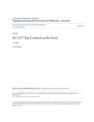 EC1517 Rat Control on the Farm O