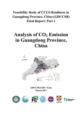 Analysis of CO2 Emission in Guangdong Province, China